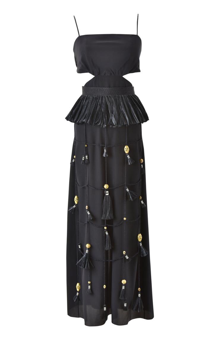 Moda Operandi Johanna Ortiz New Realities Embellished Silk Maxi Dress