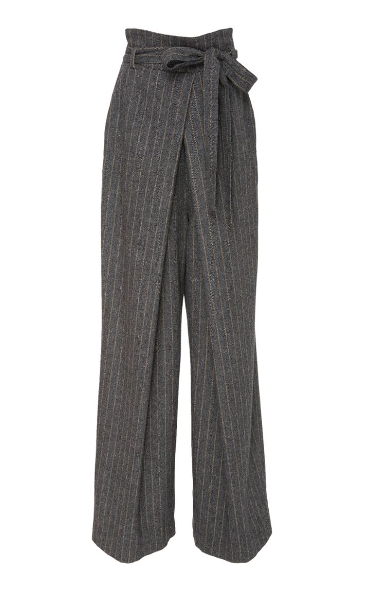 Ulla Johnson Freddie Pinstripe Trouser