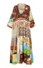 Moda Operandi Rianna + Nina One Of A Kind M'o Exclusive Printed Silk Dress