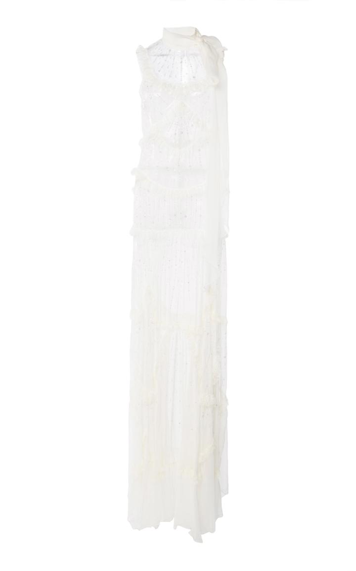 Zuhair Murad Sleeveless Beaded Gown