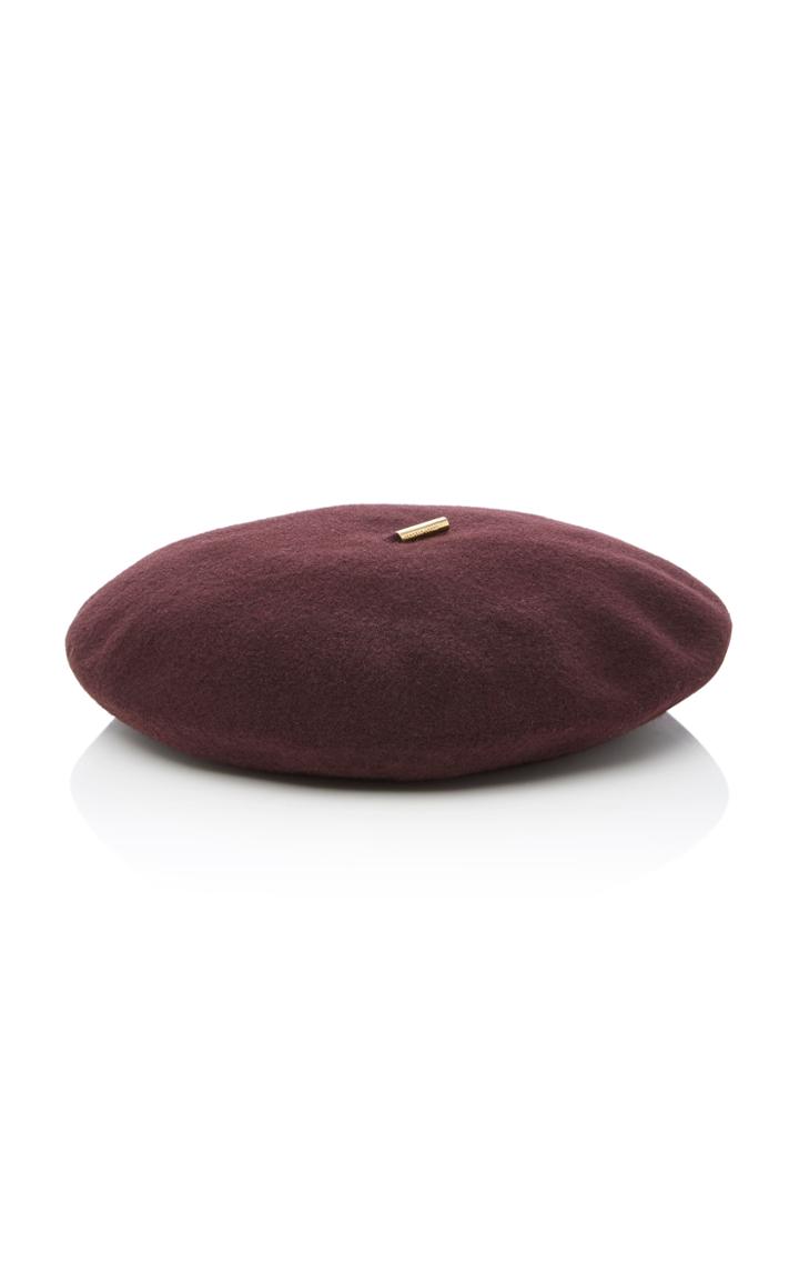 Janessa Leone Renee Knitted Wool Beret