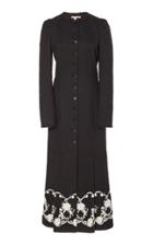 Brock Collection Palagno Long-line Embroidered Boucl Coat
