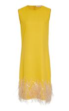 Semsem Belquas Feather Shift Dress