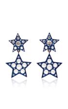Busatti Estella Collection 18k Gold And Diamond Earrings