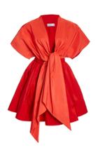 Moda Operandi Alitte Two-tone Satin Mini Dress