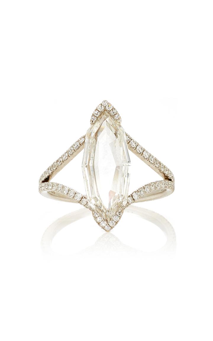 Martin Katz Octagonal Marquise Rose Cut Diamond Ring