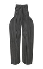 Jacquemus Pinstripe High Waist Wide Leg Pant