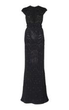 Zuhair Murad Pamplona Embellished Open-knit Dress