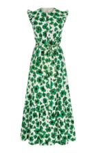 Borgo De Nor Gabriella Floral-print Cotton-poplin Maxi Dress