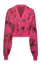 Moda Operandi Magda Butrym Floral Printed Wool-blend Cardigan