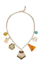 Lulu Frost M'o Exclusive Vintage Czech Charm Necklace