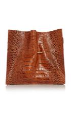 Khaore Cabinet Croc Embossed Leather Bag