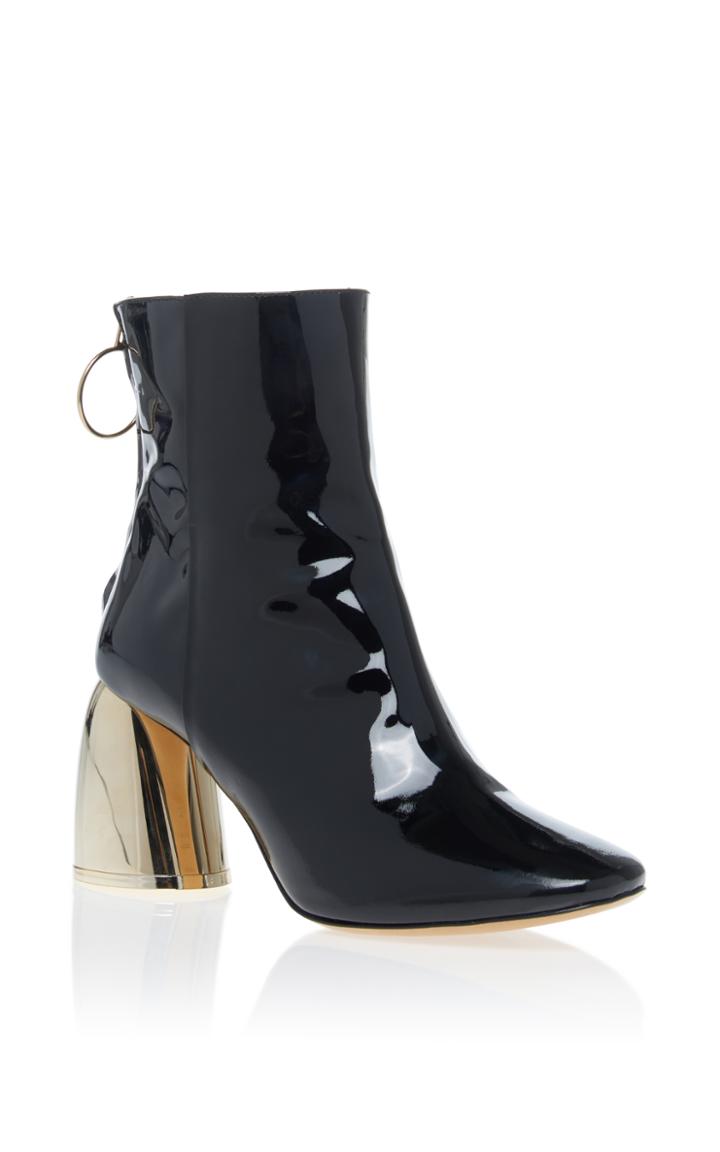 Ellery Metallic Heel Bootie