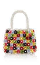 Shrimps Avery Multi-color Beaded Top-handle Bag