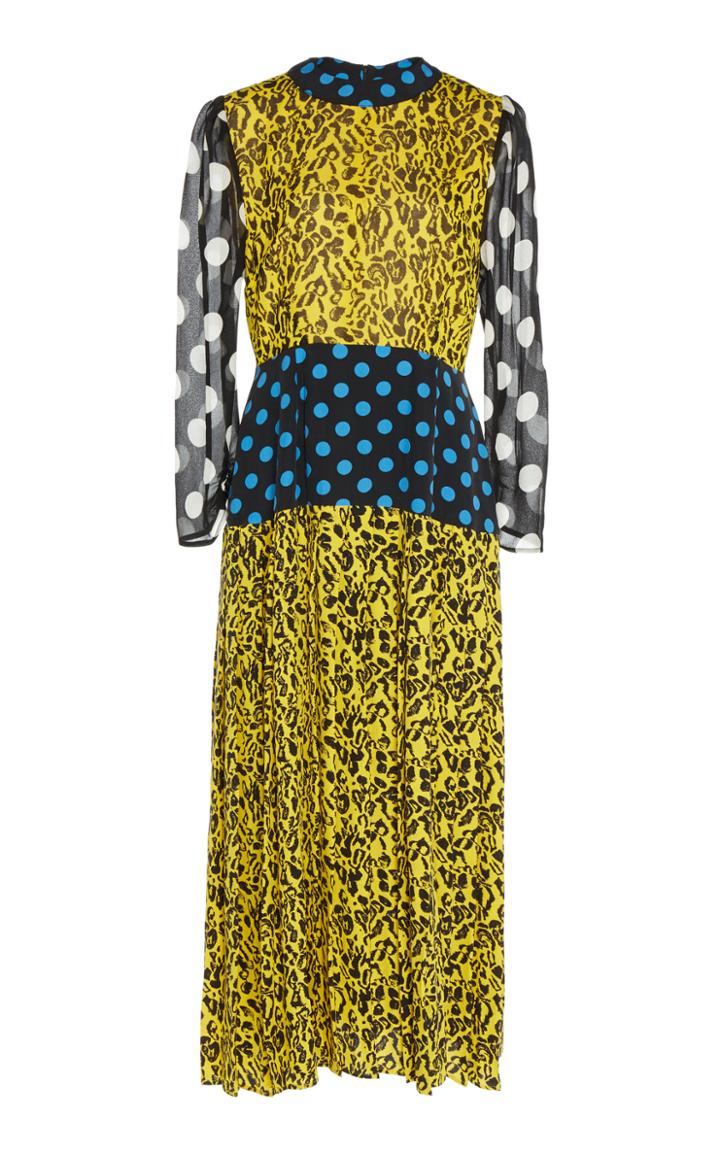 Rixo Jameel Silk Printed Dress