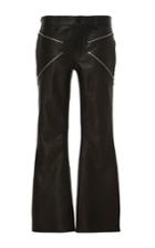 Alexander Wang Cropped Bootcut X Leather Pant