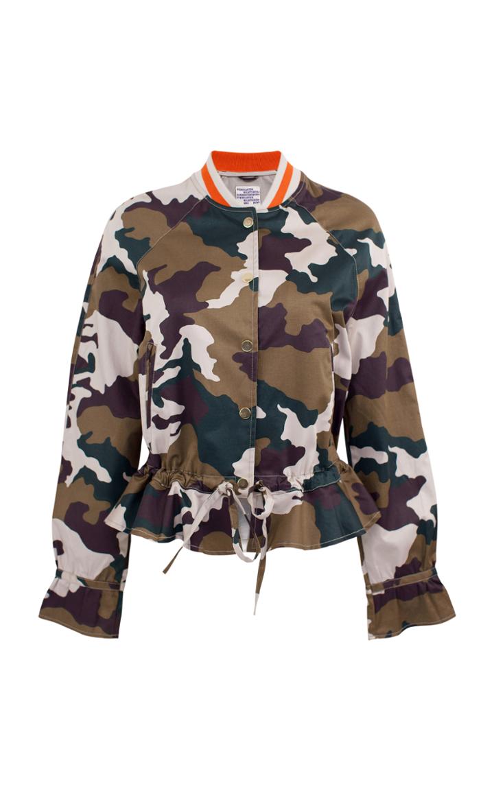 Baum Und Pferdgarten Brenda Camo Printed Coat