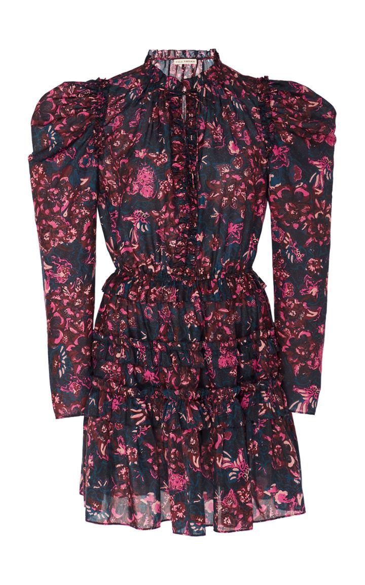 Ulla Johnson Prissa Floral-print Cotton-blend Mini Dress