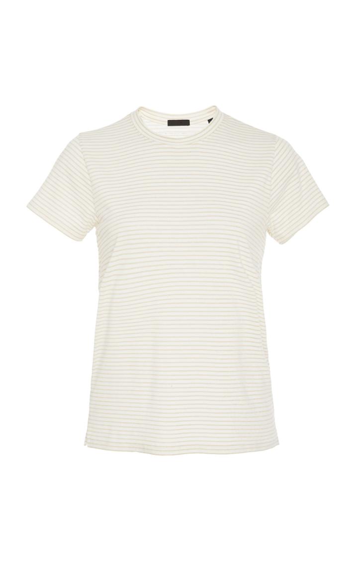 Atm Schoolboy Striped Cotton-jersey T-shirt
