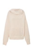 Rosetta Getty Oversized Wool And Cashmere-blend Hooded Sweatshirt