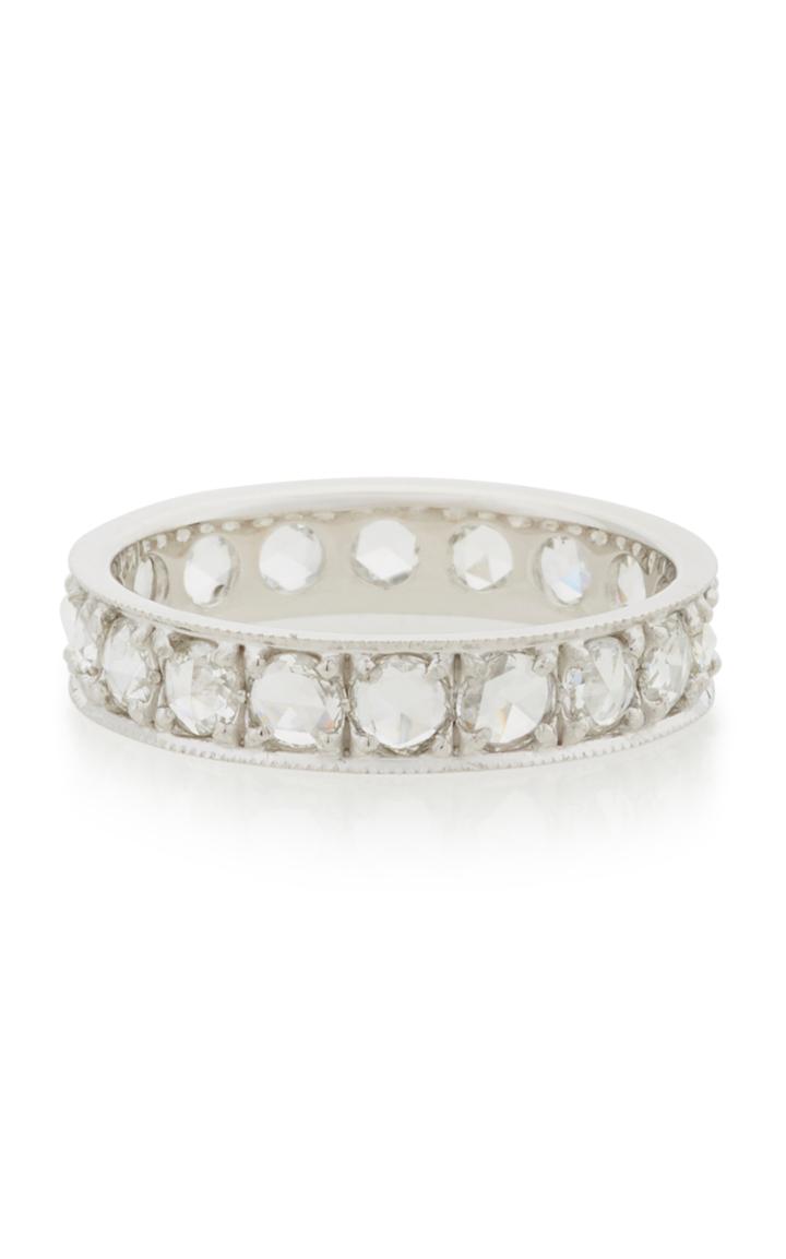 Ila Noales 14k White Gold And Diamond Ring