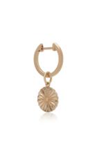 With Love Darling Wheel 14k Gold Earring