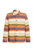 Universal Works Bakers Striped Cotton Jacket
