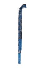 Paule Ka Lurex Floral Lace Scarf With Beaded Fringe