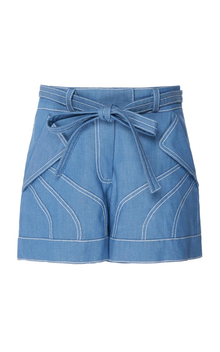 Moda Operandi Andrew Gn Low-rise Cotton Shorts Size: 34
