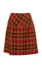 Anna Sui Multicolored Tweed Skirt