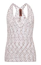 Moda Operandi Missoni Sleeveless V-neck Open-knit Top Size: 38