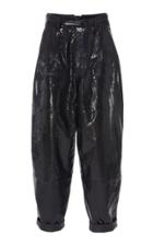 Philosophy Di Lorenzo Serafini Python Print Leather Trousers