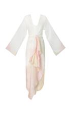 Moda Operandi Alejandra Alonso Rojas Degrad Silk Wrap Dress Size: 2