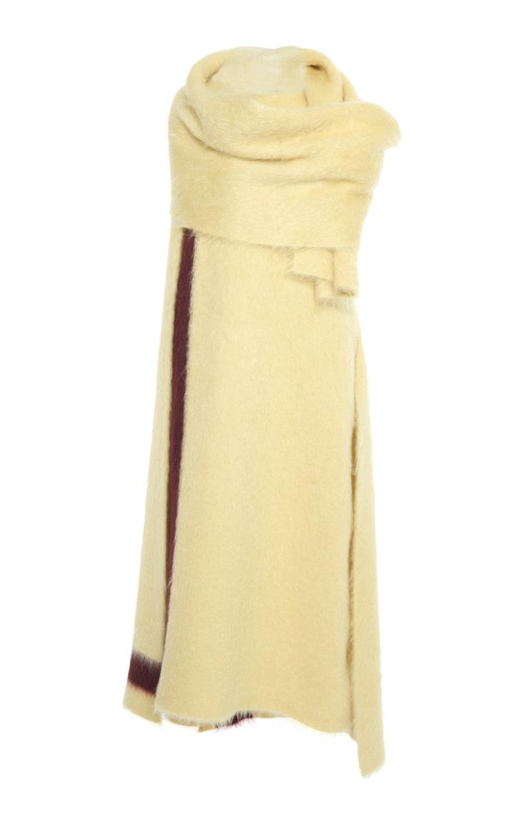 Moda Operandi Jil Sander Draped Wool-blend Dress