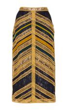 Costarellos Lace Pencil Skirt