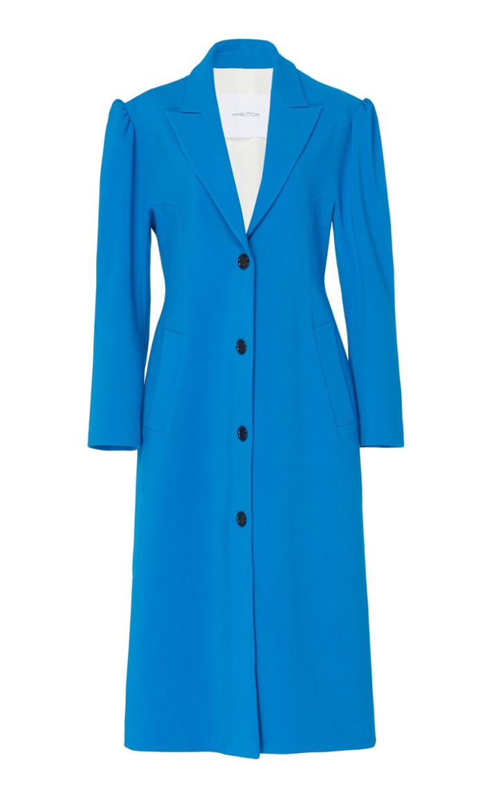Pushbutton Tailored Slim Coat