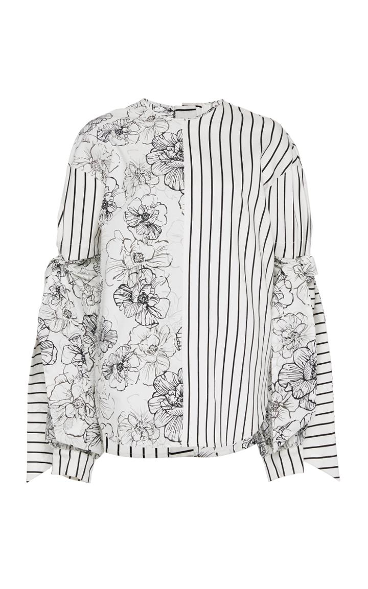 Moda Operandi Silvia Tcherassi Agropoli Mixed Print Cotton Shirt
