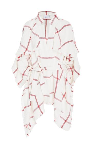 Acler Amaro Check Cape