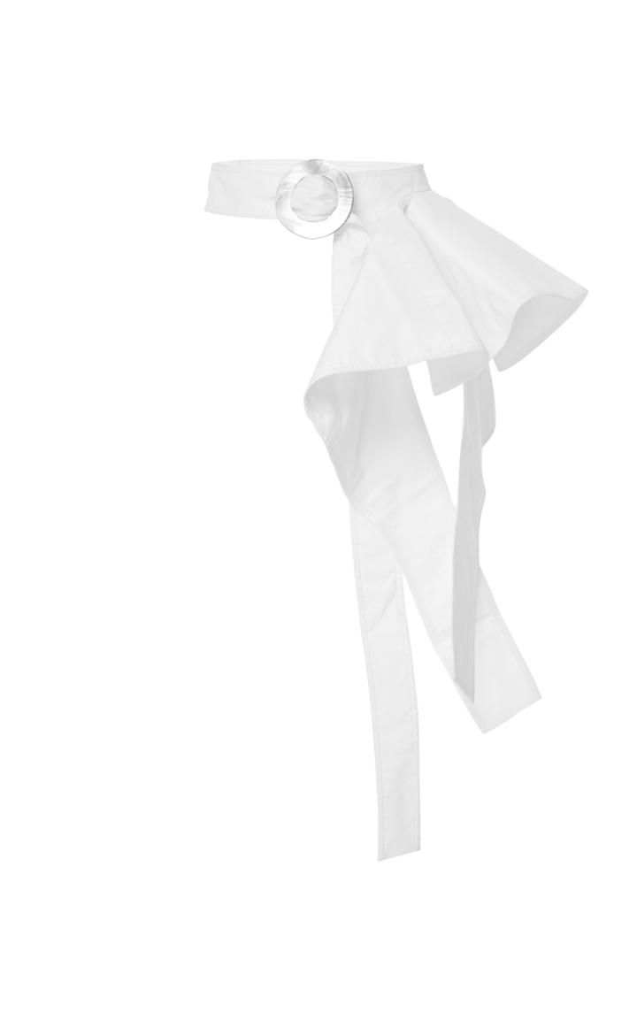 Ellery Dot Short Ruffle Belt