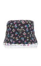 Prada Reversible Floral-print Bucket Hat Size: S
