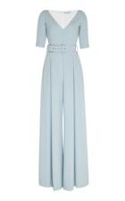 Moda Operandi Emilia Wickstead Belted Crepe Jumpsuit Size: 6