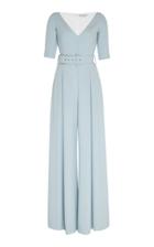 Moda Operandi Emilia Wickstead Belted Crepe Jumpsuit Size: 6