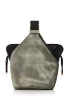 Bienen-davis Kit Bracelet Bag In Haircalf With Silver Hardware