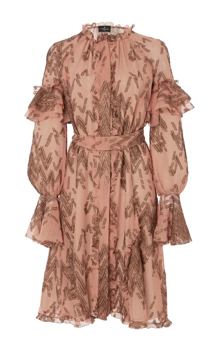 J. Mendel Bell Sleeve Dress