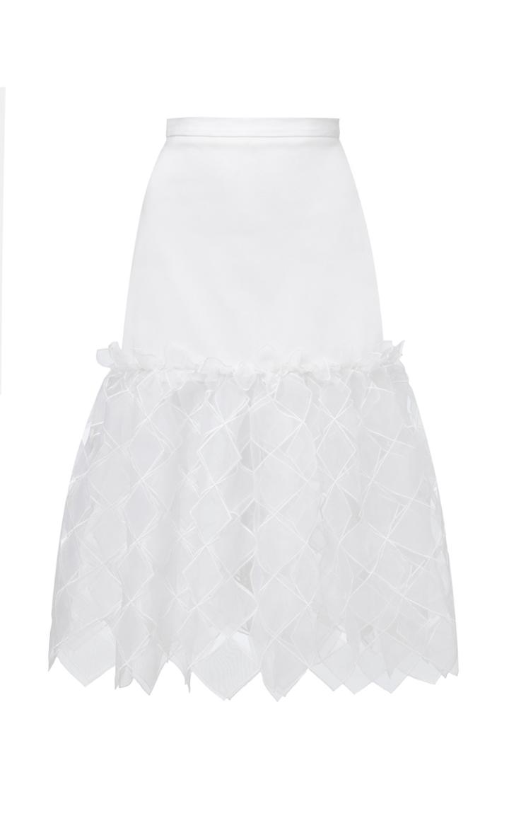 Christopher Kane Knee-length Organza Skirt