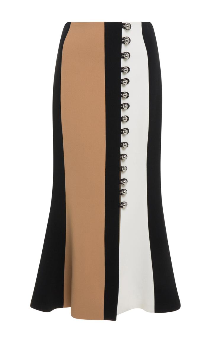 David Koma Paneled Tea Skirt