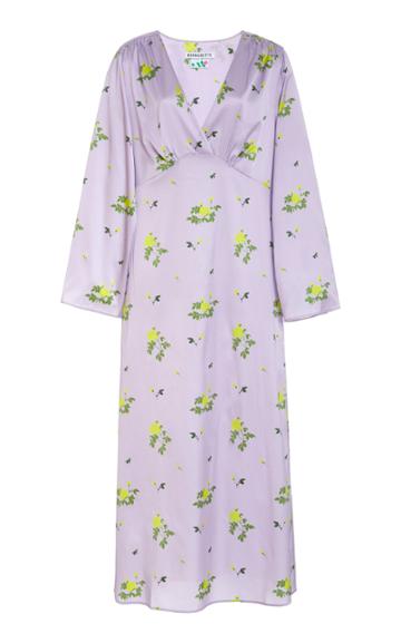 Bernadette Antwerp Sarah Printed Silk Midi Dress