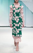Moda Operandi Yuhan Wang Rose Cotton-crochet Knit Dress