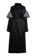 Moda Operandi Christopher Kane Bow-accented Satin Cowl Neck Dress