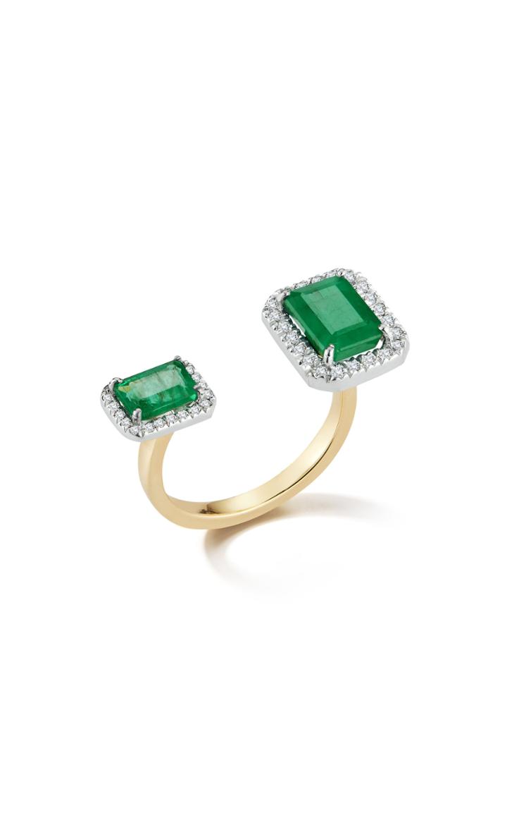 Mateo X Muzo 14k Gold Emerald And Diamond Ring